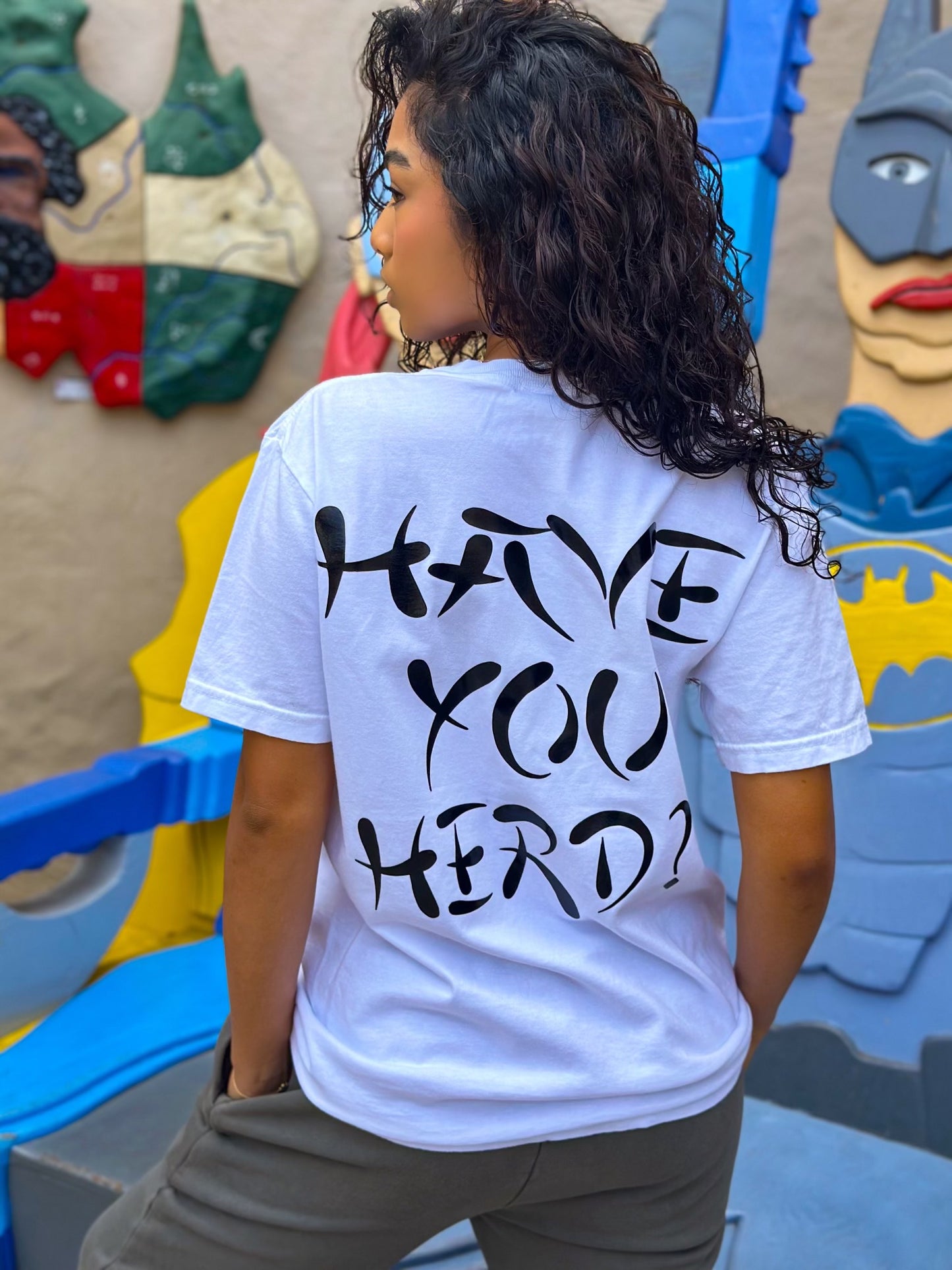 Have You Herd? White Tee